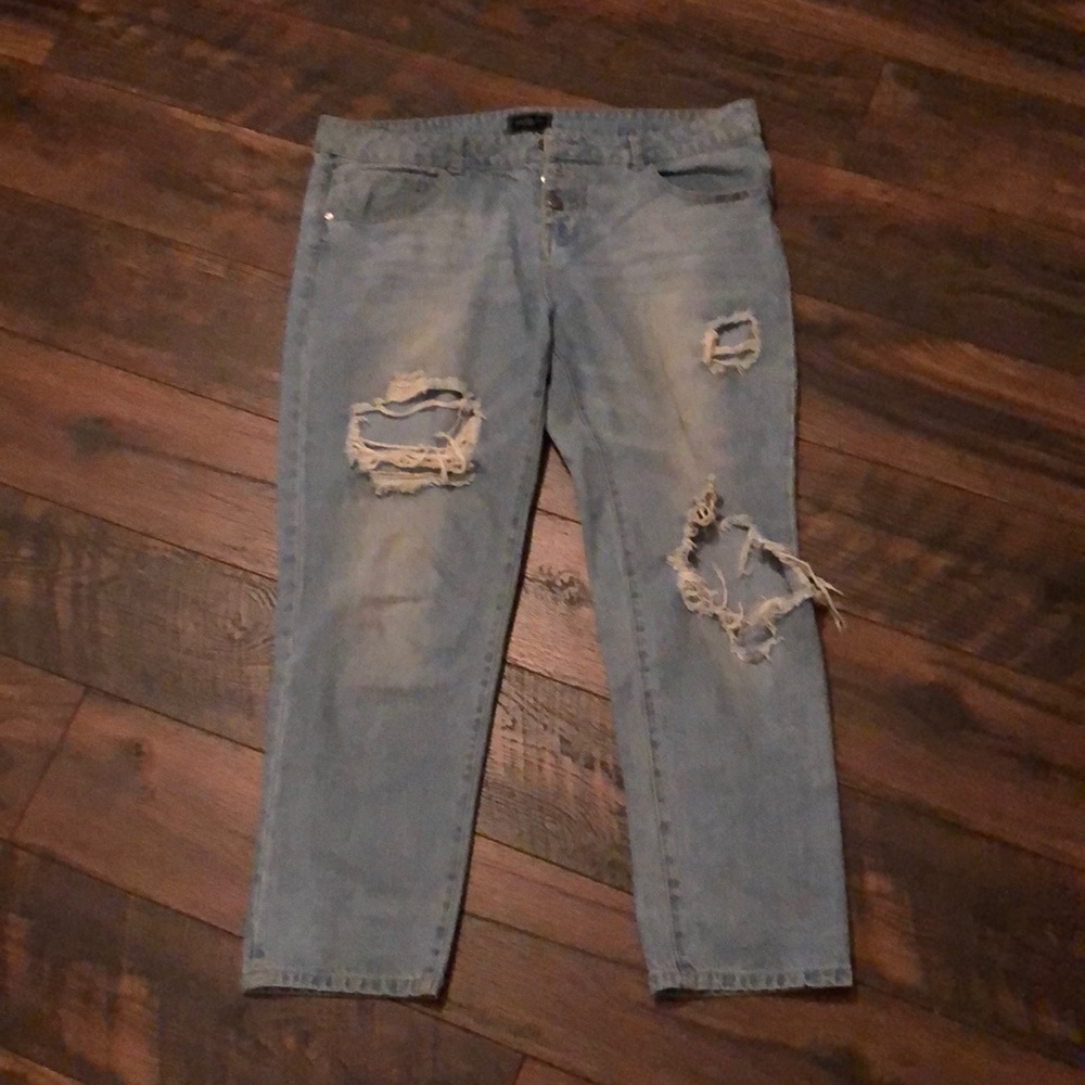 celebrity pink boyfriend jeans